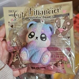 IBLOOM Squishies Cutie Financier Harajuku Bear Squishy Scented Pastel NEW